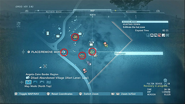 It is good to deal with this task after eliminating the trafficker - Remaining Hunting Down - secondary mission objectives | Walkthrough - Mission 26 - Hunting Down - Metal Gear Solid V: The Phantom Pain Game Guide & Walkthrough