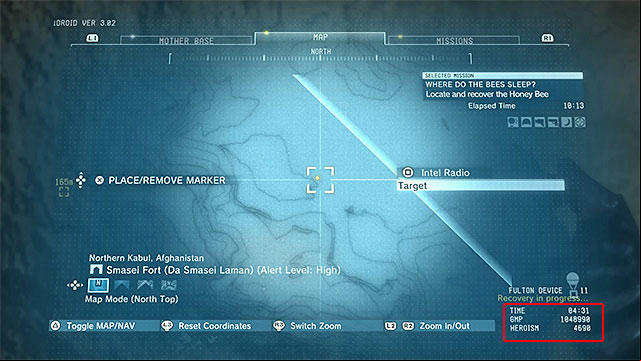 The time is a very important part of Metal Gear Solid V since it has a great influence on missions - Time and weather changes | Exploring the games world - Exploring the games world - Metal Gear Solid V: The Phantom Pain Game Guide & Walkthrough