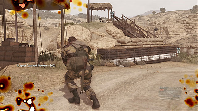 Whenever you receive major wounds, retreat someplace safe - Healing wounds | Direct confrontations - Direct confrontations - Metal Gear Solid V: The Phantom Pain Game Guide & Walkthrough