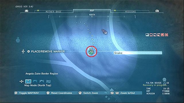 Description: start searching the area to the south-west from guard post number 3 - Side-Ops missions walkthroughs (31-40) - Side-Ops - Metal Gear Solid V: The Phantom Pain Game Guide & Walkthrough