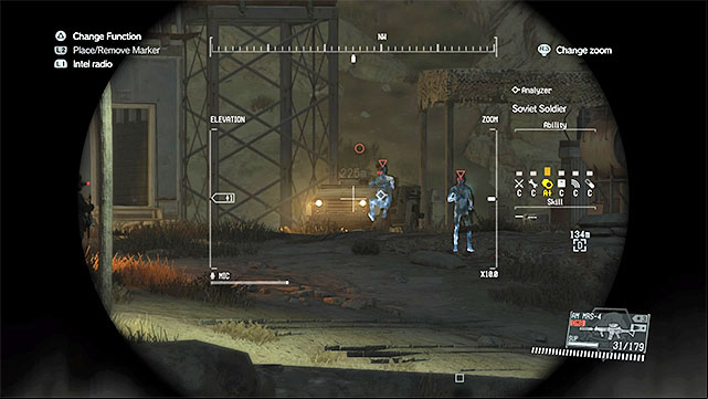 The jeep parked near the palace. - Remaining To Know Too Much - secondary mission objectives | Walkthrough - Mission 32 - To Know Too Much - Metal Gear Solid V: The Phantom Pain Game Guide & Walkthrough