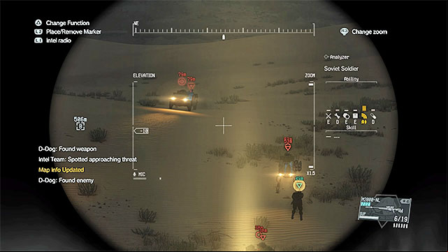 The jeep when heading for the CIA agent. - Remaining To Know Too Much - secondary mission objectives | Walkthrough - Mission 32 - To Know Too Much - Metal Gear Solid V: The Phantom Pain Game Guide & Walkthrough