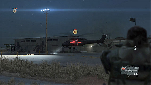 Attacking the gunship at the airport is a very good idea - Eliminating the gunship | Walkthrough - Mission 41 - Proxy War Without End - Metal Gear Solid V: The Phantom Pain Game Guide & Walkthrough