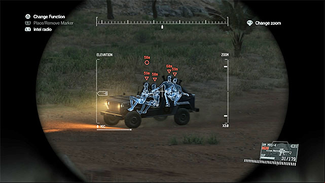 The Jeep with the soldiers stops by the crossroads and s the convoy - Remaining Traitors Caravan - secondary mission objectives | Walkthrough - Mission 16 - Traitors Caravan - Metal Gear Solid V: The Phantom Pain Game Guide & Walkthrough