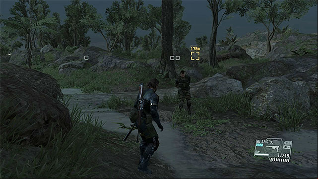 1 - Rescuing the ally hiding in the woods | Walkthrough - Mission 17 - Rescue the Intel Agents - Metal Gear Solid V: The Phantom Pain Game Guide & Walkthrough