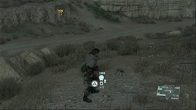 While playing look out for a puppy - D-Dog | Completing missions - Completing missions - Metal Gear Solid V: The Phantom Pain Game Guide & Walkthrough