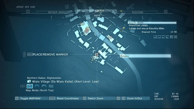 The location of the diamond - Rough Diamonds in Wialo Village (Afghanistan) - Rough Diamonds - Metal Gear Solid V: The Phantom Pain Game Guide & Walkthrough