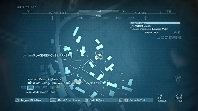 The location of the diamond - Rough Diamonds in Wialo Village (Afghanistan) - Rough Diamonds - Metal Gear Solid V: The Phantom Pain Game Guide & Walkthrough