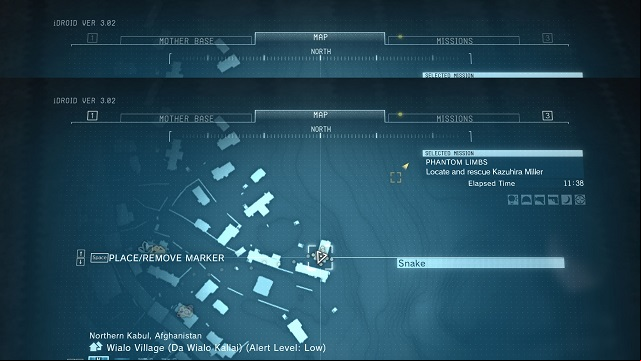 The location of the diamond - Rough Diamonds in Wialo Village (Afghanistan) - Rough Diamonds - Metal Gear Solid V: The Phantom Pain Game Guide & Walkthrough
