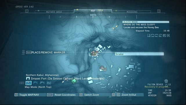 The location of the diamond - Rough Diamonds in Smasei Fort (Afghanistan) - Rough Diamonds - Metal Gear Solid V: The Phantom Pain Game Guide & Walkthrough