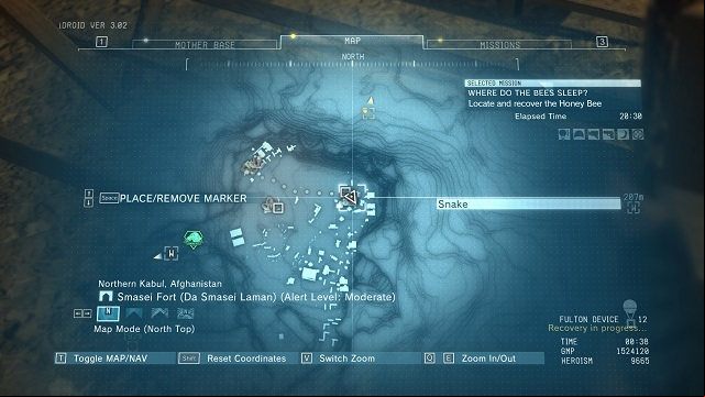 The location of the diamond - Rough Diamonds in Smasei Fort (Afghanistan) - Rough Diamonds - Metal Gear Solid V: The Phantom Pain Game Guide & Walkthrough