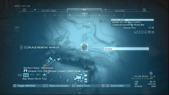 The location of the diamond - Rough Diamonds in Smasei Fort (Afghanistan) - Rough Diamonds - Metal Gear Solid V: The Phantom Pain Game Guide & Walkthrough