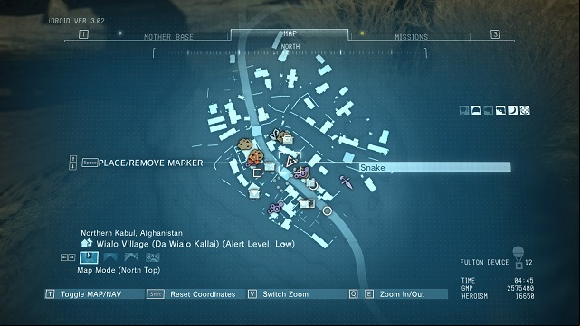 Mission area. - Side-Ops missions walkthroughs (11-20) - Side-Ops - Metal Gear Solid V: The Phantom Pain Game Guide & Walkthrough