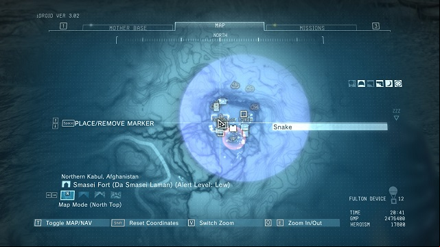 Mission area. - Side-Ops missions walkthroughs (11-20) - Side-Ops - Metal Gear Solid V: The Phantom Pain Game Guide & Walkthrough
