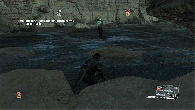 2 - Extracting the prisoners and enemy patrol | Walkthrough - Mission 9 - Backup, Back Down - Metal Gear Solid V: The Phantom Pain Game Guide & Walkthrough