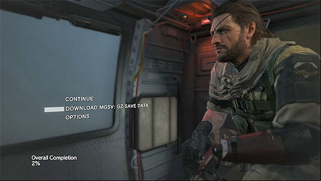You can now close MGS V: Ground Zeroes and start MGS V: The Phantom Pain - How to your progress? | FAQ - Frequently Asked Questions - FAQ - Frequently Asked Questions - Metal Gear Solid V: The Phantom Pain Game Guide & Walkthrough