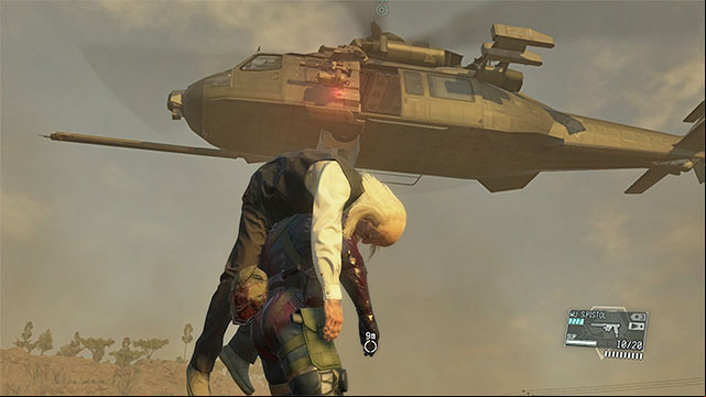Take Code Talker to the helicopter. - How to defeat the Skulls unit in the airport? | FAQ - Frequently Asked Questions - FAQ - Frequently Asked Questions - Metal Gear Solid V: The Phantom Pain Game Guide & Walkthrough
