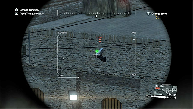 Theres a novelty in the section of the enemy base - surveillance cameras. - Reaching Skull Face | Walkthrough - Mission 30 - Skull Face - Metal Gear Solid V: The Phantom Pain Game Guide & Walkthrough