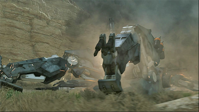 Defeating the boss ends the mission. - The second phase of the battle with Sahelanthropus | Walkthrough - Mission 31 - Sahelanthropus - Metal Gear Solid V: The Phantom Pain Game Guide & Walkthrough
