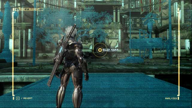 The AR view - a useful thing! - R-01 Coup dEtat - The Main Campaign - walkthrough - Metal Gear Rising: Revengeance - Game Guide and Walkthrough