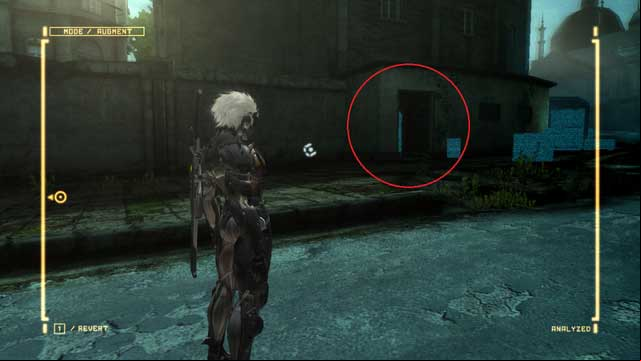 Inside, there is a Data Storage. - R-01 Coup dEtat - The Main Campaign - walkthrough - Metal Gear Rising: Revengeance - Game Guide and Walkthrough