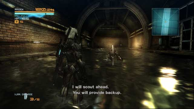 Your new companion ;) - R-02 Research Facility - The Main Campaign - walkthrough - Metal Gear Rising: Revengeance - Game Guide and Walkthrough