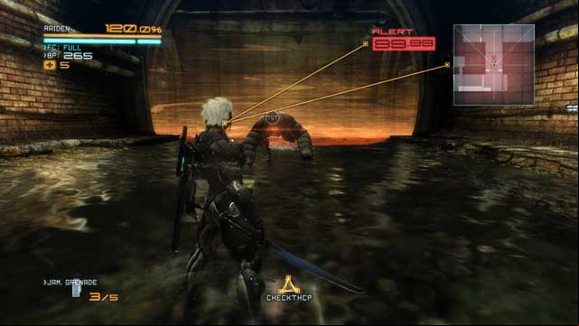 Mastiff - one of the most annoying opponents. - R-02 Research Facility - The Main Campaign - walkthrough - Metal Gear Rising: Revengeance - Game Guide and Walkthrough