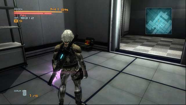 A VRM computer. - R-04 Hostile Takedown - The Main Campaign - walkthrough - Metal Gear Rising: Revengeance - Game Guide and Walkthrough