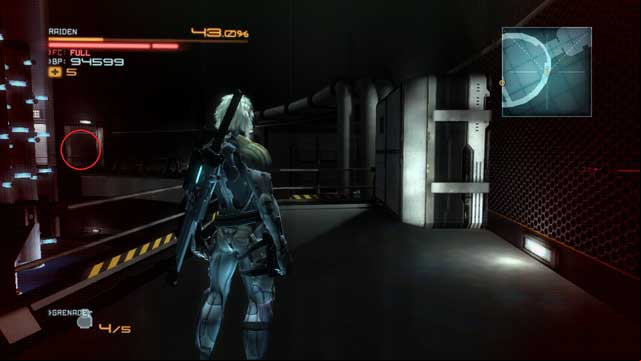 After the fights finish, go to the server room to have a talk with Sundowner - R-04 Hostile Takedown - The Main Campaign - walkthrough - Metal Gear Rising: Revengeance - Game Guide and Walkthrough