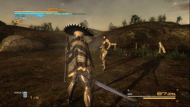 Paradoxically, the fight is more difficult if you disarm Sam! - R-06 Badlands Showdown - The Main Campaign - walkthrough - Metal Gear Rising: Revengeance - Game Guide and Walkthrough