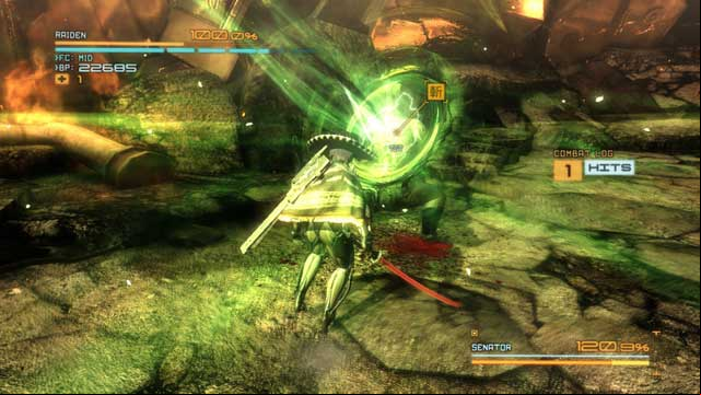 At all costs, do not let him regenerate! - R-07 Assassination Attempt - The Main Campaign - walkthrough - Metal Gear Rising: Revengeance - Game Guide and Walkthrough