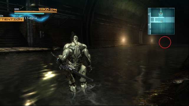The location of another Fuel Cell. - Boss - Blade Wolf - DLC - Jetstream Sam - walkthrough - Metal Gear Rising: Revengeance - Game Guide and Walkthrough
