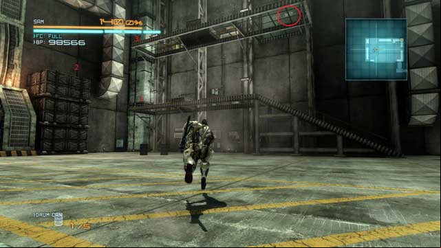 The way to get the VRM computer. - Boss - Metal Gear Ray - DLC - Jetstream Sam - walkthrough - Metal Gear Rising: Revengeance - Game Guide and Walkthrough