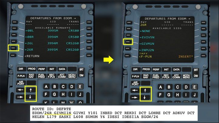 From now on, the list of navigational points must be somewhere at hand - Microsoft Flight Simulator: How to program MCDU on-board computer? - enger aircraft - Microsoft Flight Simulator 2020 Guide