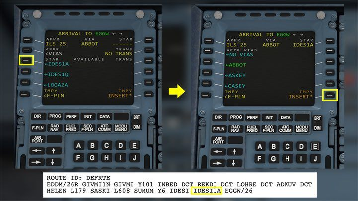 The selection of the runway will automatically take you to the selection of the STAR procedure - Microsoft Flight Simulator: How to program MCDU on-board computer? - enger aircraft - Microsoft Flight Simulator 2020 Guide