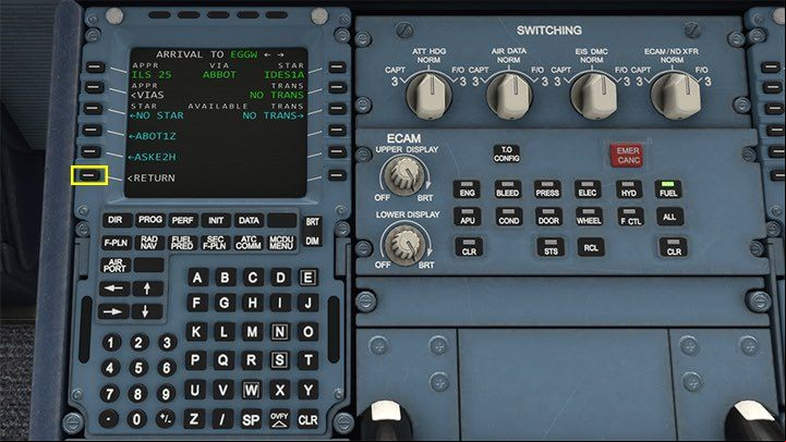 All you have to do is press return to return to the master flight plan screen - Microsoft Flight Simulator: How to program MCDU on-board computer? - enger aircraft - Microsoft Flight Simulator 2020 Guide