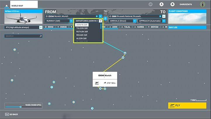 The first thing is the procedure for leaving the SID airport area, referred to here simply as Departure - Microsoft Flight Simulator: How to create enger aircraft flight plan? - enger aircraft - Microsoft Flight Simulator 2020 Guide