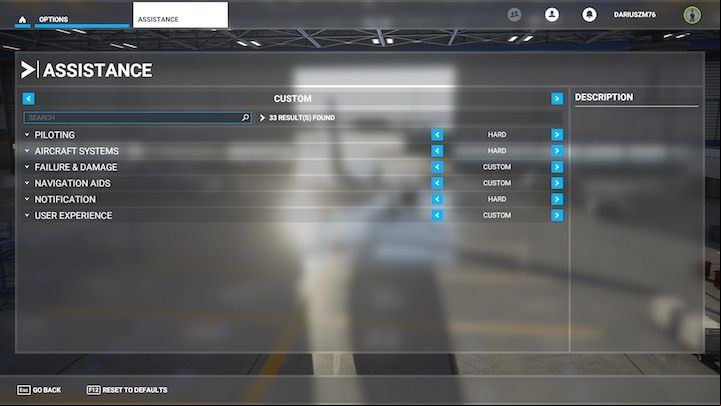 In this section, instead of sliders, you can find the usual option to enable or disable a particular effect - Microsoft Flight Simulator: Realism level and assists - Basics - Microsoft Flight Simulator 2020 Guide