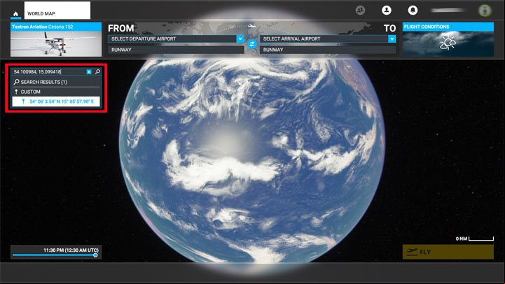 A new pin will now appear on the map exactly in the right location - Microsoft Flight Simulator: How to find your home? - FAQ - Microsoft Flight Simulator 2020 Guide