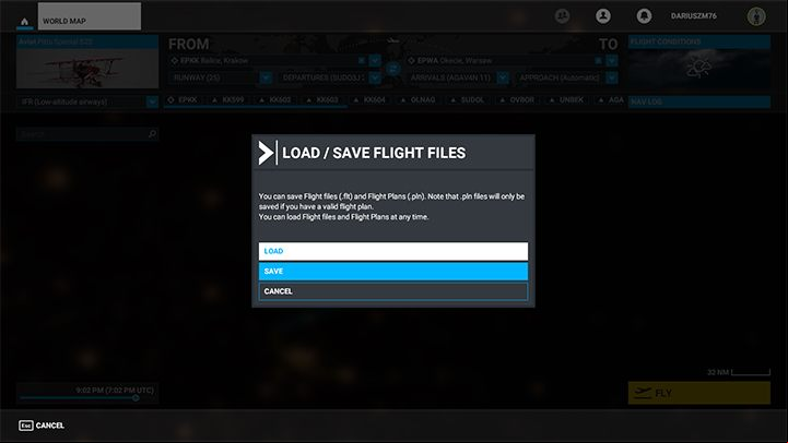 In World Map mode, you can select a plane for a particular flight - Microsoft Flight Simulator: Game modes - Basics - Microsoft Flight Simulator 2020 Guide