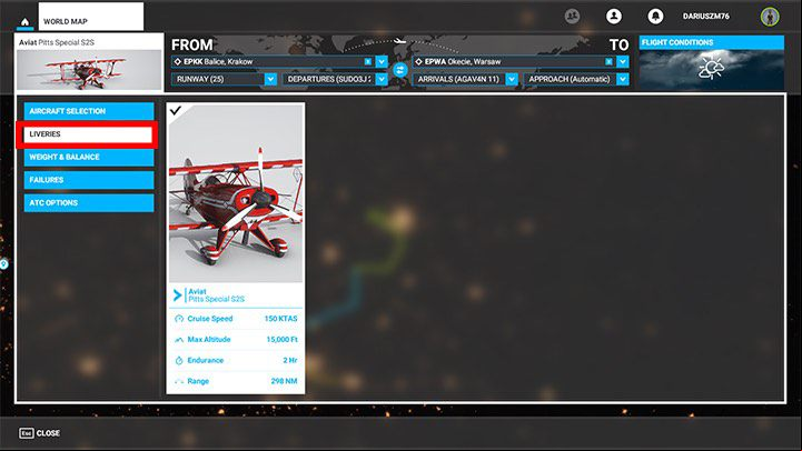 The Weight & balance tab allows you to adjust the amount of fuel and the weight of your luggage on board, which can affect the range and stability of the flying machine - Microsoft Flight Simulator: Game modes - Basics - Microsoft Flight Simulator 2020 Guide