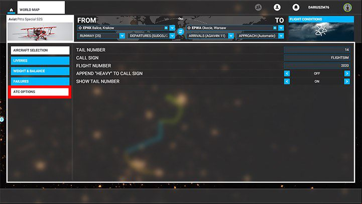 The final stage of configuring the flight allows you to choose weather conditions and time of day - Microsoft Flight Simulator: Game modes - Basics - Microsoft Flight Simulator 2020 Guide