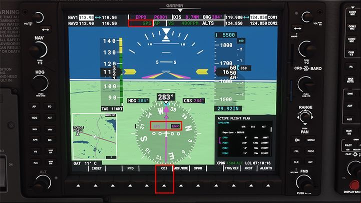 2 - from the mode , select the NAV button - Microsoft Flight Simulator: Autopilot - how to operate it? - Advanced Flying - Microsoft Flight Simulator 2020 Guide
