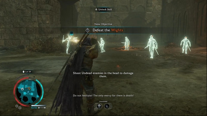 A new type of enemies - Wights - easy to defeat. - Shadow of War: Gravewalkers - Walkthrough - Act 2 - Rise to Power - Middle-earth: Shadow of War Game Guide
