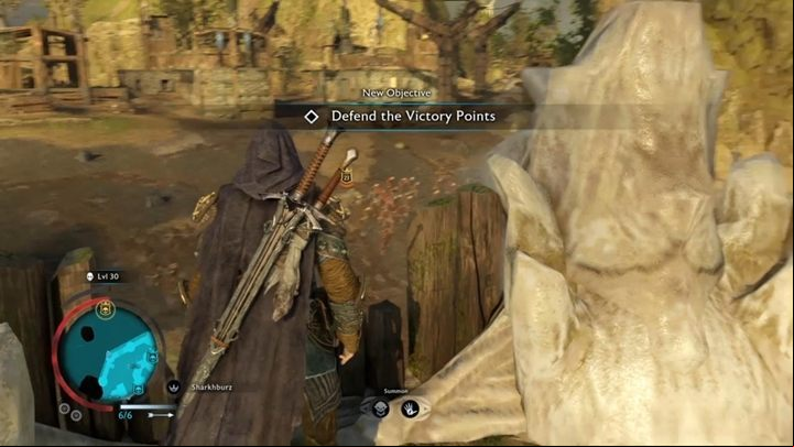 Start your defense by climbing on a wall and destroying siege beasts. - Shadow of War: Fortress Defense - Fortress - Middle-earth: Shadow of War Game Guide