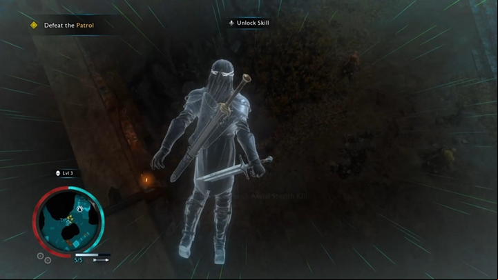Jump down on the Olog-hai and defeat the rest of the orcs. - Shadow of War: Knife in the Dark - Walkthrough - Act 1 - The Siege of Minas Ithil - Middle-earth: Shadow of War Game Guide