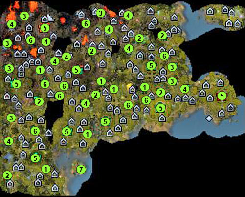 1 - sawmill (2 wood per turn) - 4th mission - Death-in-Life and Life-in-Death - Maps - Campaign - Might & Magic: Heroes VI Game Guide