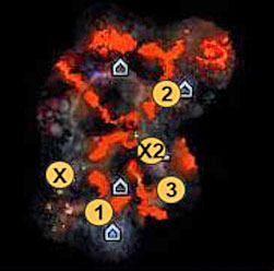 1 - elementals guarding the treasure - 1st mission - The Fury and the Mire - Maps - Campaign - Might & Magic: Heroes VI Game Guide