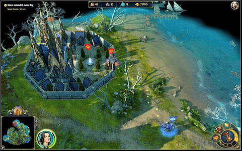 Enemys residence is well protected - 1st mission - The Fury and the Mire - Campaign - Might & Magic: Heroes VI Game Guide