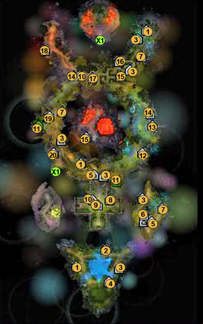 1 - cementary (you can once buy here undeads) - 2nd mission - Towards the Within - Maps - Campaign - Might & Magic: Heroes VI Game Guide
